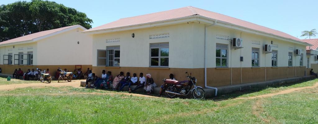 THE NEWLY EXPANDED MATERNITY BLOCK OF HEALTH CENTER IV AT KAPITA BY UPDF ENGINEERING DEPARTMENT THE NEWLY EXPANDED MATERNITY BLOCK OF HEALTH CENTER IV AT KAPITA BY UPDF ENGINEERING DEPARTMENT